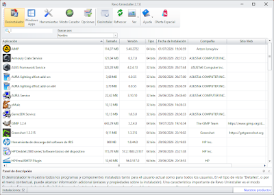 Revo Uninstaller 2.7.0 + Portable - Desinstala programas sin dejar rastro