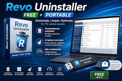 Revo Uninstaller 2.7.0 + Portable – Desinstala programas sin dejar rastro