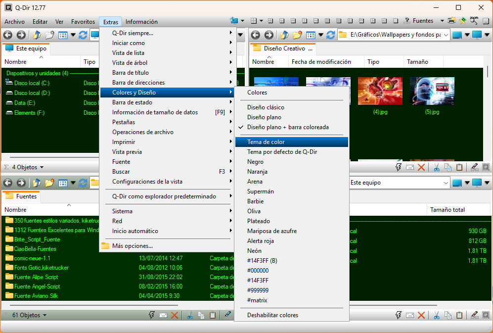 Q-Dir 12.77 - Consigue una mayor facilidad de navegación en Windows