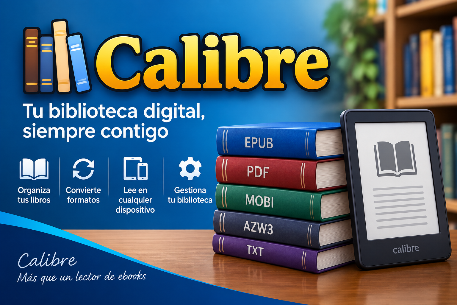 Calibre 9.15.0 + Portable - Nueva versión de este excelente lector, clasificador y conversor de eBooks